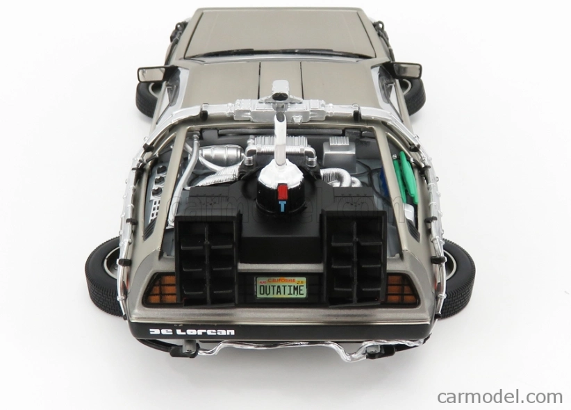 Sun-star De lorean Time Machine - Back To The Future 2 - Ritorno Al Futuro 2 1:18 Silver