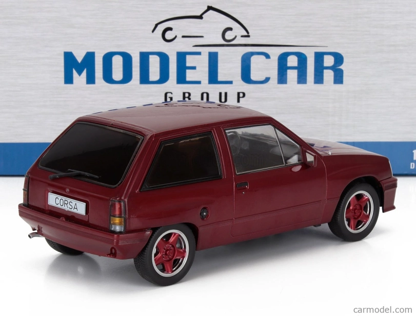 Mcg Opel Corsa A Custom 1983 1:18 Tmavě Červená
