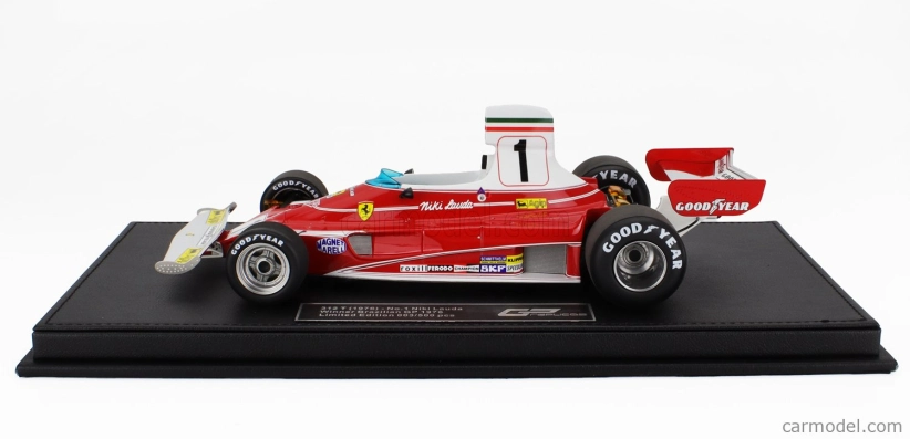 Gp-repliky Ferrari F1 312t N 1 Winner Brazilian Gp 1976 Niki Lauda 1:18 Červená