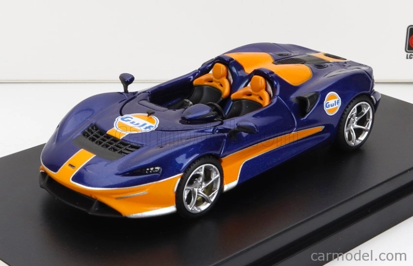 Lcd-model Mclaren Elva Gulf Livery 2020 1:64 Modrá Oranžová