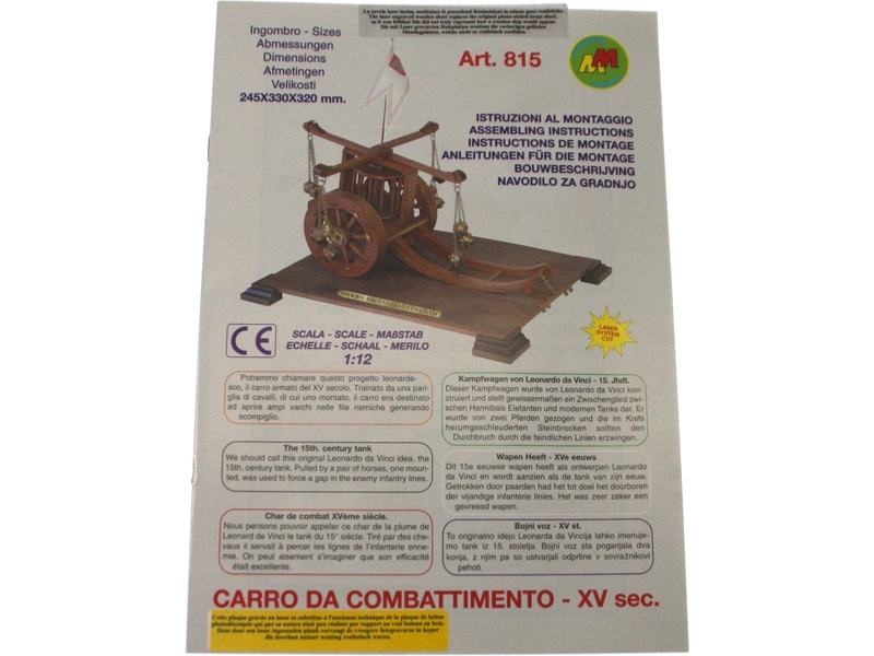 Mantua Model Rímsky bojový voz 1:12 kit