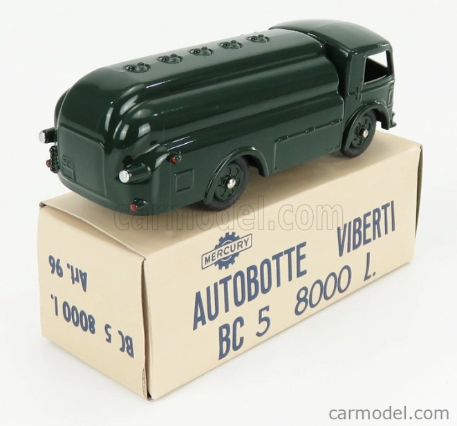 Edicola Viberti Autobotte Bc5 8000l Tanker Truck 1940 1:48 Vojenská Zelená