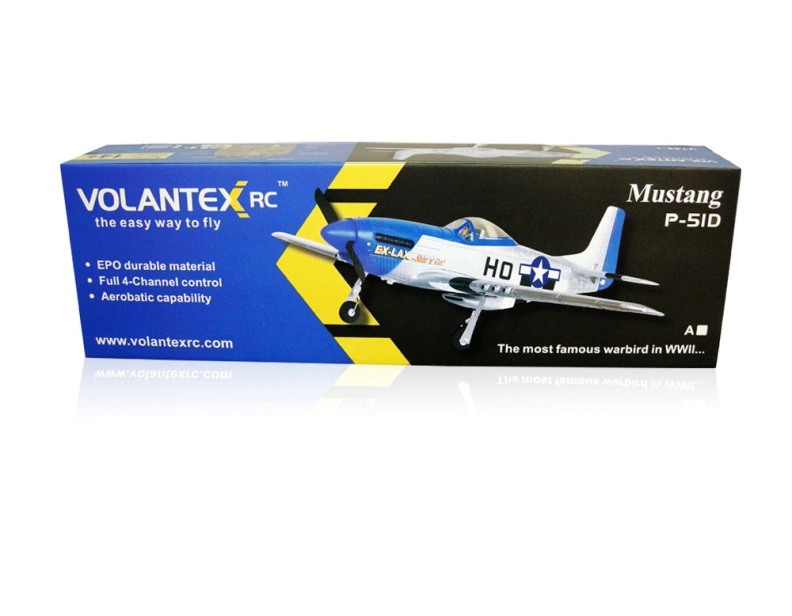 RC lietadlo Volantex Mustang P51D 750mm | RCprofi.sk