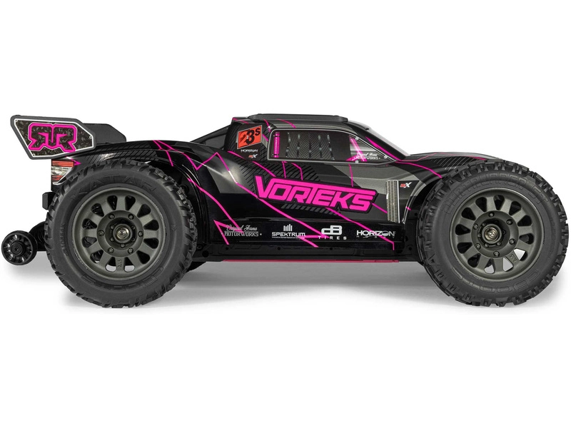 RC auto Arrma Vorteks 223S BLX DSC 2WD 1:10 RTR, ružové