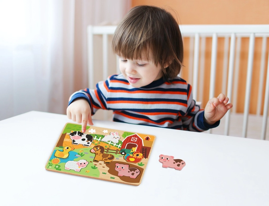 2Kids Toys Vkladacia puzzle farma
