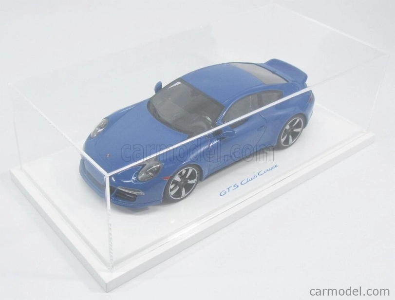 Gt-spirit Porsche 911 991 Carrera Gts Club Coupe 2015 - 60th Years Club Of America - Con Vetrina - S vitrínou 1:18 Blue