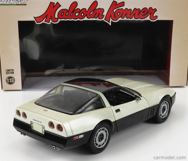Greenlight Chevrolet Corvette C4 Coupe 1986 - Malcom Konner 1:18, béžová