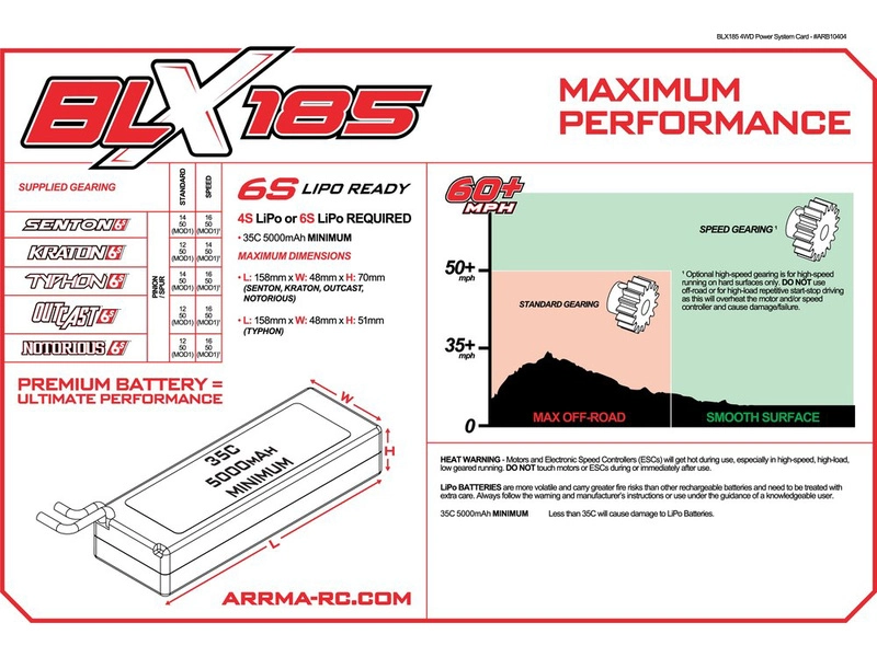 Arrma Notorious 6S BLX 1:8 4WD RTR černá