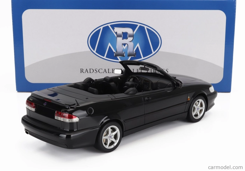 Radscale collection Saab 9-3 Viggen Cabriolet Open 2000 1:18 Black