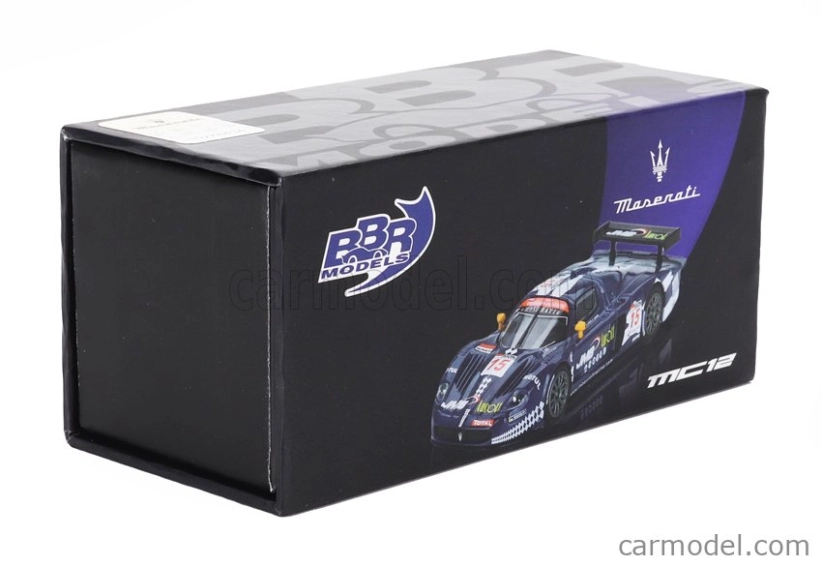 Bbr-models Maserati Mc12 6.0l V12 Team Jmb Racing N 15 4. 24h Spa 2008 Ben Aucott - Alain Ferte - Stephane Daoudi 1:64 Modrá