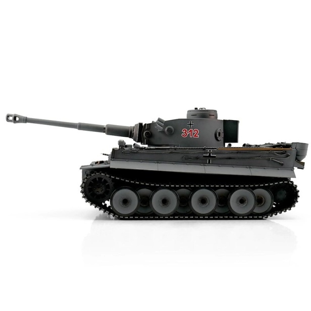 RC tank Tiger I 1:16 raná verze BB, šedá