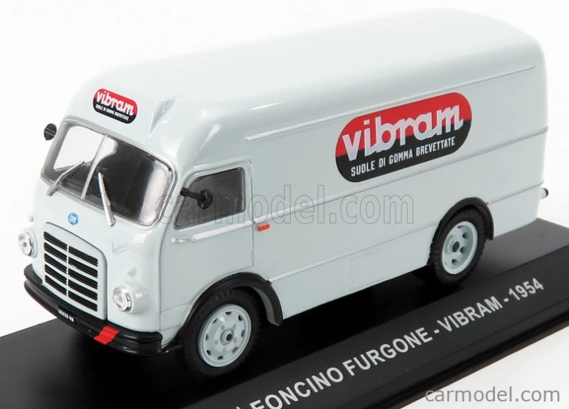 Edicola Om Fiat Leoncino Van Furgone Vibram 1954 1:43 svetlosivá