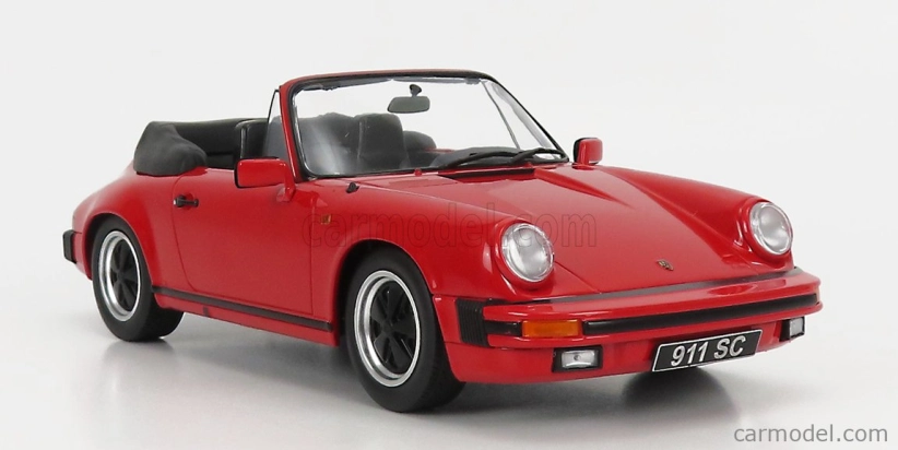 Kk-scale Porsche 911 Sc Cabriolet 1983 - With Extra Soft-top 1:18 Red