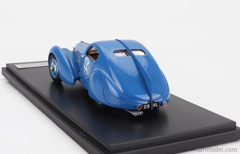 Modely v mierke Matrix Bugatti T51 Dubos N 44 Rally Paris Nice 1931 1:43 Svetlomodrá