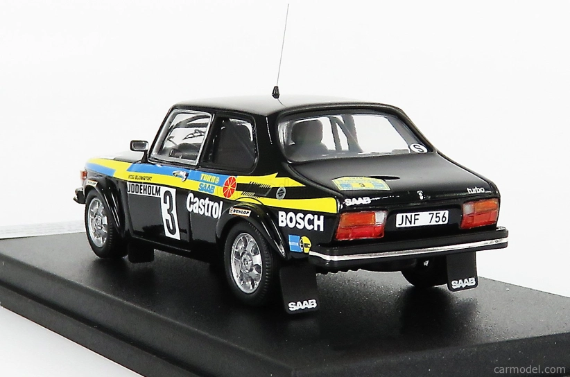 Trofeu Saab 99 Turbo N 3 Winner Rally Sweden 1979 S.blomqvist - B.cederberg 1:43 Black