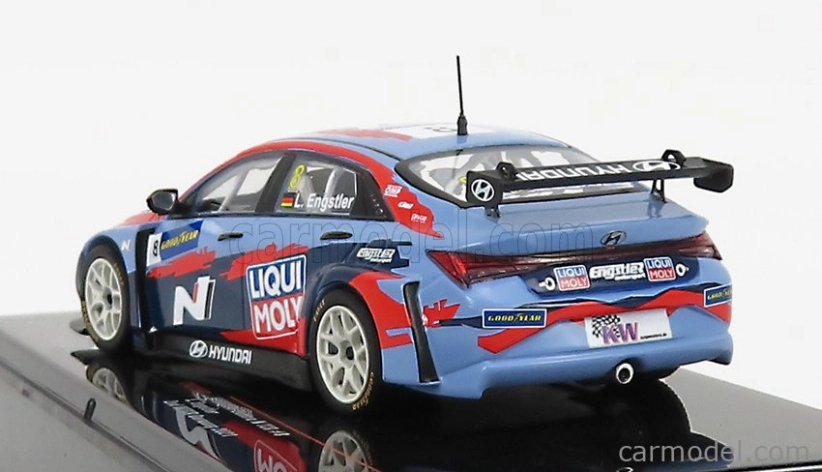 Ixo-models Hyundai Elantra N Tcr Team Liqui Moly N 8 Wtcr Nemecko 2021 L.engstler 1:43 Svetlo modrá červená