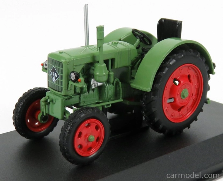 Edicola IFA Rs 04/30 Traktor Nemecko 1953 - poškodenie Blister Box 1:43 Červeno-zelená