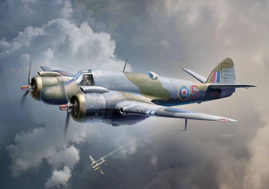 Plastic ModelKit letadlo 03767 - Bristol Beaufighter Mk. VI (1:48)