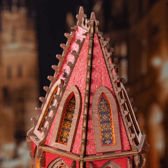 RoboTime 3D dřevěná skládačka Geometrická katedrála