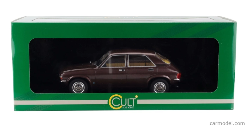 Modely v mierke Cult-scale Austin Allegro 1973 1:18 Brown Met