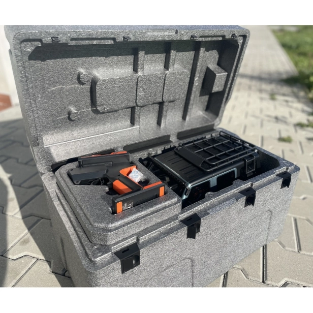 RC auto DF-4S PRO Crawler 313 mm 1:10, žltá