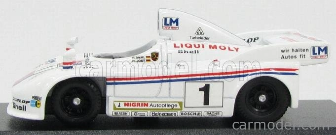 Najlepší model Porsche 908/04 Spider N 1 Winner Brands Hatch 1979 Jost - Merl 1:43 Biela