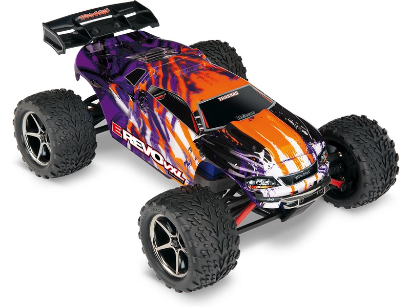 RC auto Traxxas E-Revo 1:16 VXL RTR, oranžová