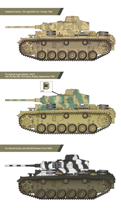 Academy Panzer III Ausf.L „Battle of Kursk“ (1:35)