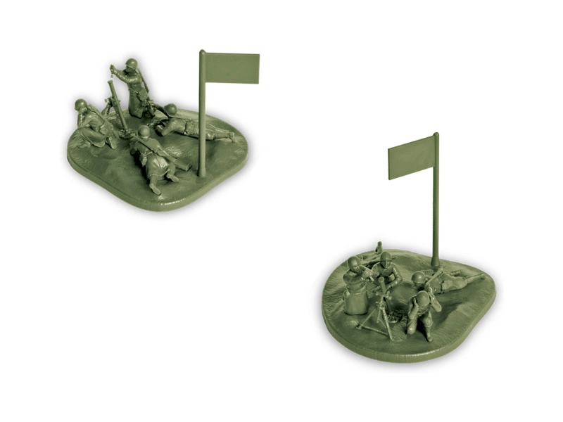 Zvezda figúrky Soviet 82 mm Mortar with Crew (Winter Unif.) (1:72)