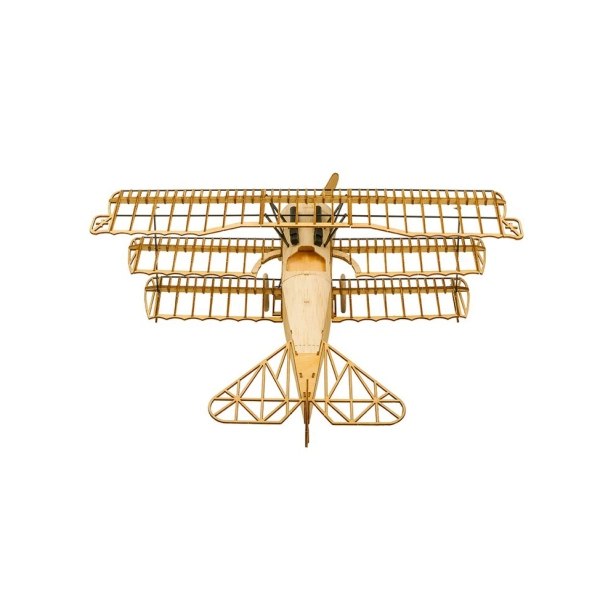3D puzzle Fokker DR1 1:18 laser cut stavebnica 400 mm