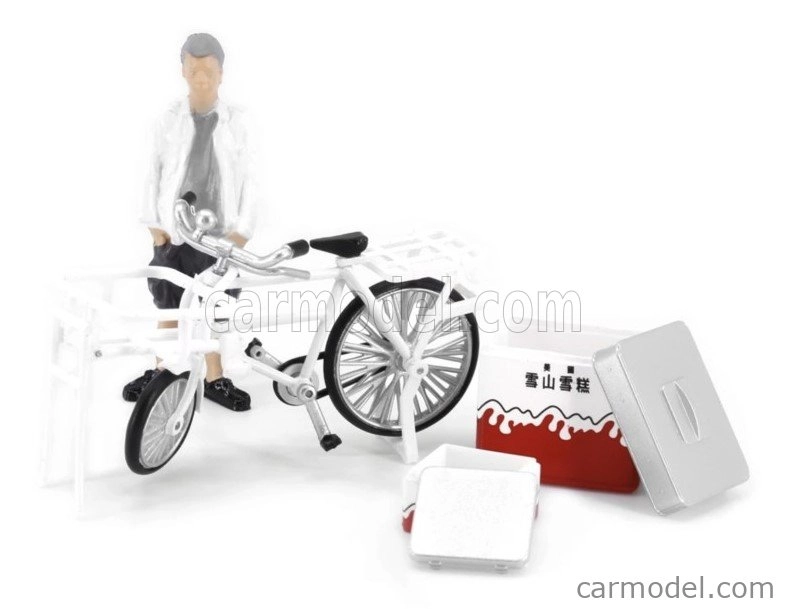 Drobné hračky Bicykel Zmrzlina Bicykel 1:35 Biely