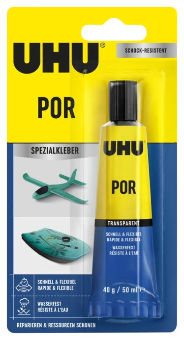UHU Por 50 ml/40 g kontaktní lepidlo na pěnový polystyren