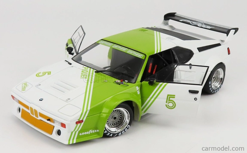 Werk83 BMW M1 (e26) Bs Fabrications N 5 Procar Series 1980 N.piquet 1:18 Bílá Zelená