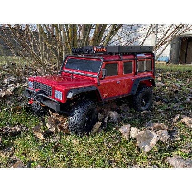 RC auto DF-4J XXL Crawler, červená