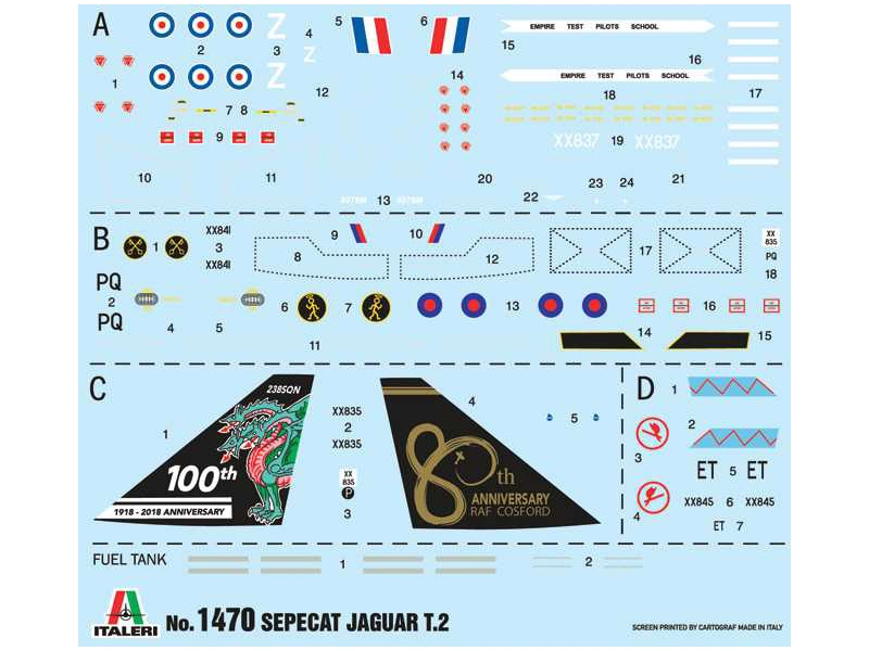 Italeri Jaguar T.2 R.A.F. Trainer (1:72)