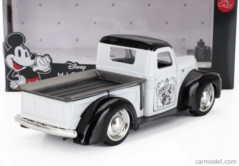 Jada Ford usa Pick-up 1941 Topolino Mickey Mouse Figure - Walt Disney 1:32 Bílá Černá