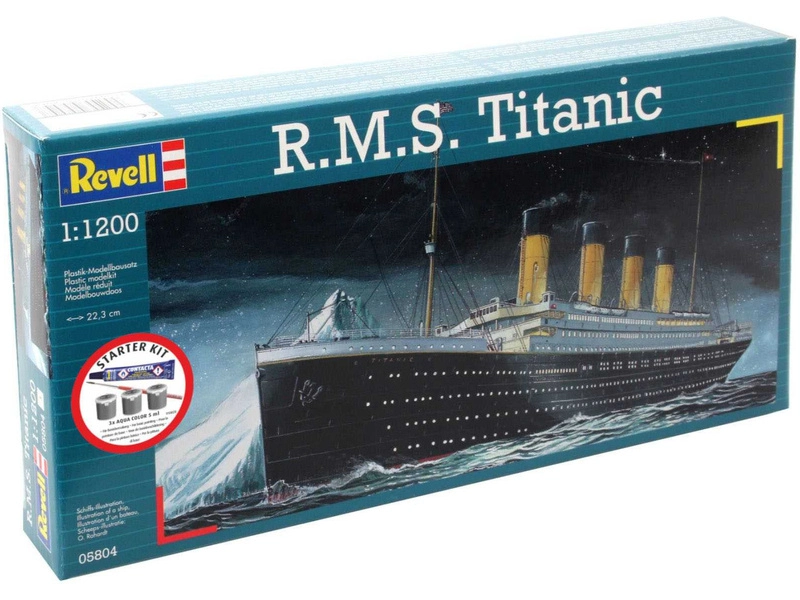 Revell R.M.S. Titanic (1:1200) (štartovacia súprava)