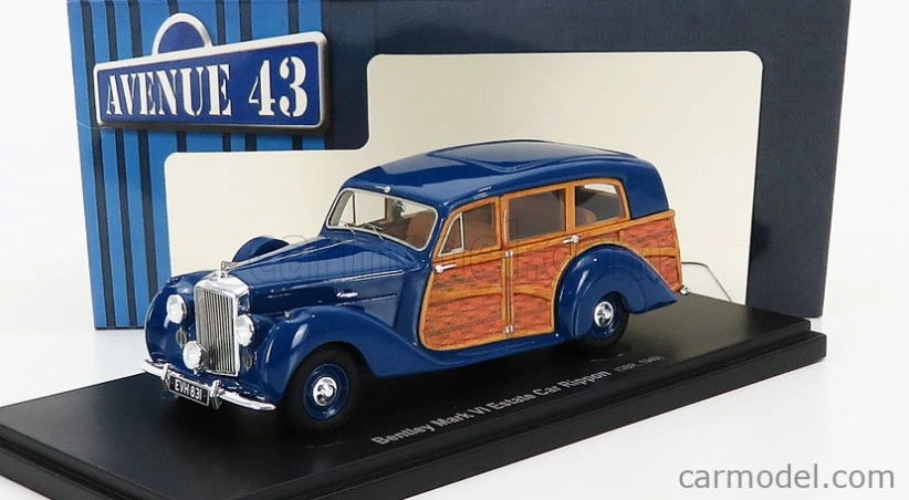 Avenue43 Bentley Mark Vi Estate Car Rippon Great Britain 1949 1:43 Modré Dřevo