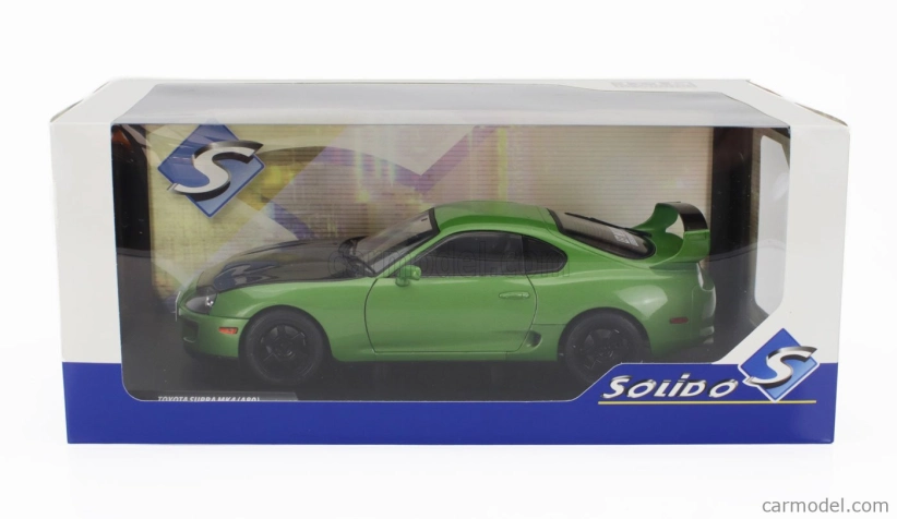 Solido Toyota Supra Mkiv (a80) Coupe 1993 1:18 Zelená čierna