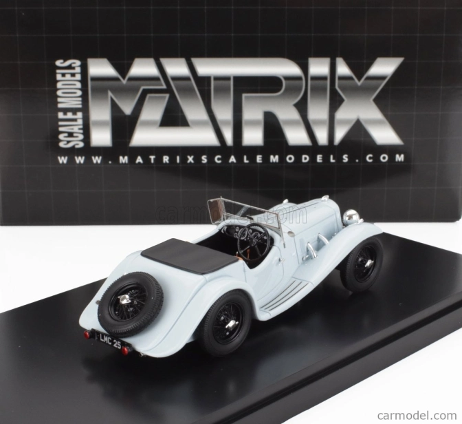 Matrix scale models Aston martin 15/98 2-4 Seater Roadster Open 1938 1:43 Grey