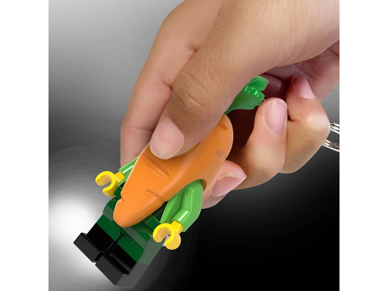 LEGO svietiaca kľúčenka - Mrkva