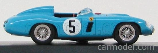 Umelecký model Ferrari 750 Monza Spider N 5 1000km Parigi 1956 Picard - Trintignant 1:43 Light Blue