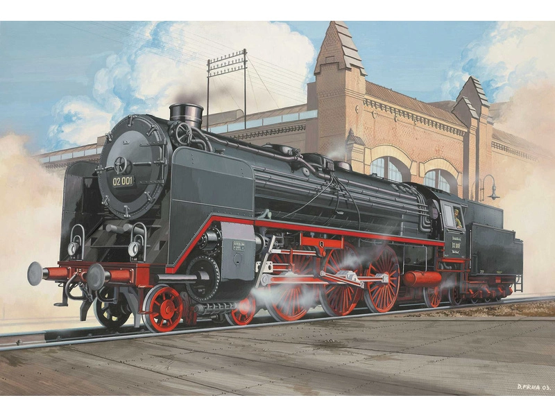 Revell lokomotíva BR 02 s tendrom 2'2'T30 (1:87)