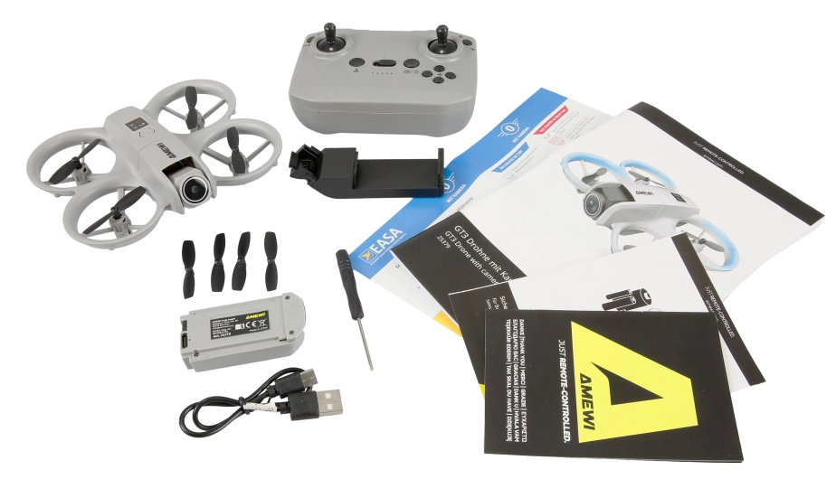 Dron GT3 s FPV kamerou a LED oblouky, RTF sada pro začátečníky