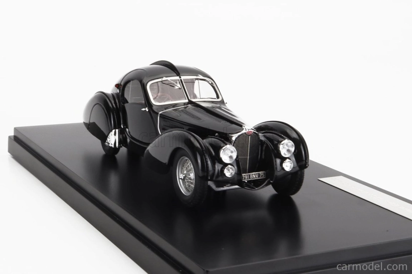 Matrix scale models Bugatti Type 57s Atlantic 1937 1:43 Black
