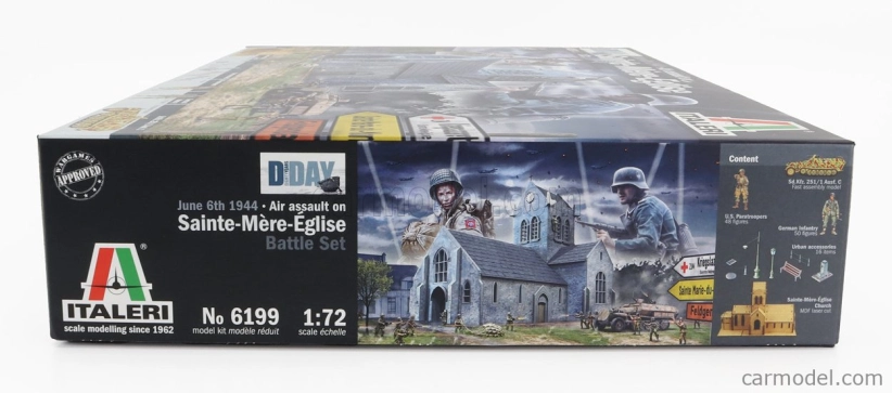 Italeri Príslušenstvo Vojnová bojová súprava Sainte - Mere - Eglise 1944 1:72 /