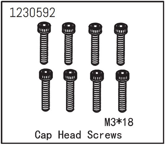 Cap Head Screw M3*18 (8)
