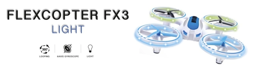 RC dron Flexcopter FX3, dvojfarebná