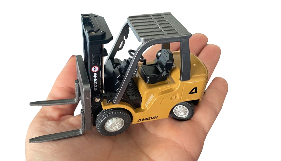 Mini kovový RC vysokozdvižný vozík 8kanálový 1:64 RTR