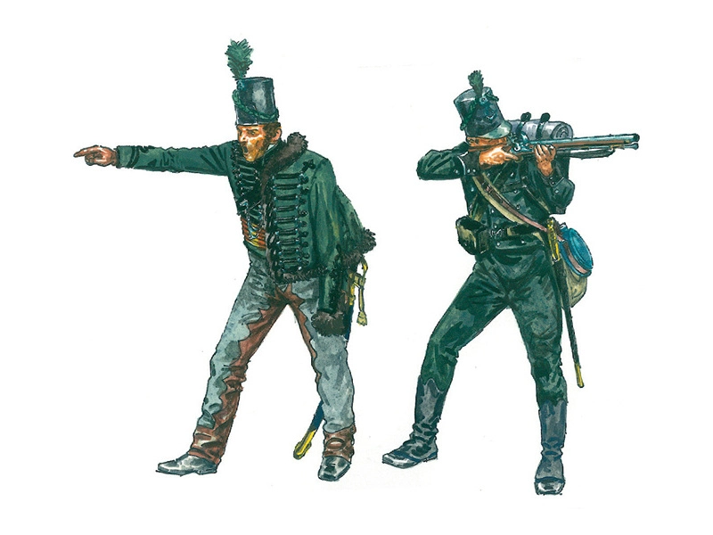 Italeri figúrky – NAPOLEONIC WARS – BRITISH 95th rgt. (1:72)